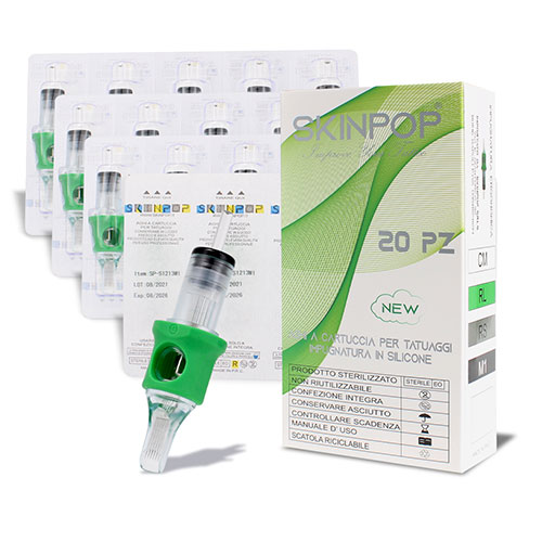 New Skinpop Cartucce tattoo in silicone 7 Magnum M1